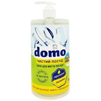 Средство для мытья посуды Domo Лимон 950мл - купить, цены на Cупермаркет "Харьков" - фото 1