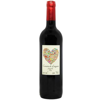 Вино Corazon de Longares Garnacha Dry червоне сухе 13% 0,75л - купити, ціни на МегаМаркет - фото 1