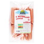 Сосиски вареные Ятрань со сливками высший сорт оболочка несъедобная