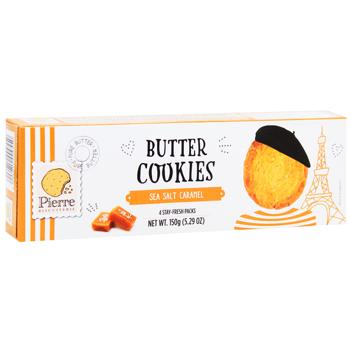Печенье Pierre Biscuiterie с карамелью 150г - купить, цены на - фото 2