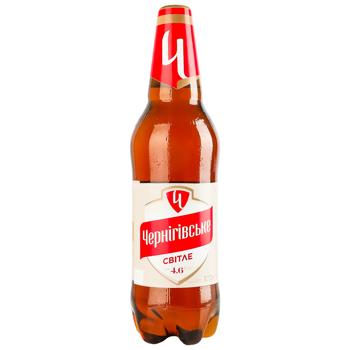 Пиво Чернігівське світле 4,6% 1л - купити, ціни на КОСМОС - фото 1