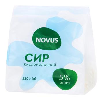 Novus Cottage Cheese 5% 330g - buy, prices for NOVUS - photo 1
