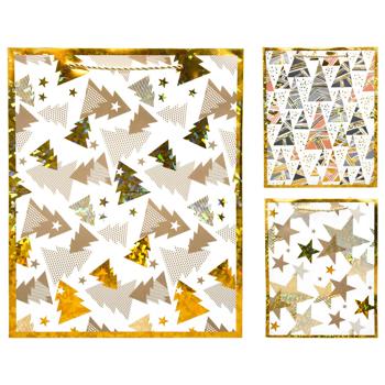 Пакет подарунковий Buromax паперовий М 26х32х10см - купити, ціни на METRO - фото 1