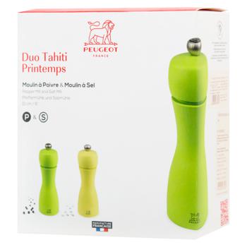 Peugeot Tahiti Pepper Mill and Salt Mill 15cm Green-Yellow - buy, prices for WINETIME - photo 1