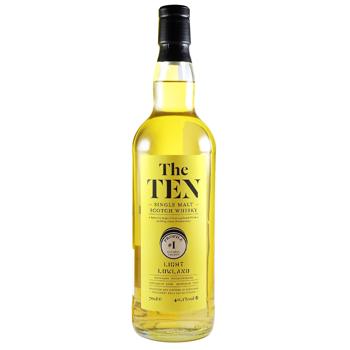 Виски The Ten №1 Light Lowland 2004 40,1% 0,7л