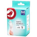 Перчатки хозяйственные Auchan одноразовые размер М 10шт