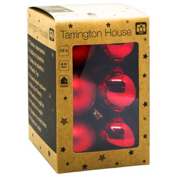 Tarrington House Red Christmas Tree Ball 5cm 12pcs - buy, prices for - photo 3