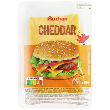 Auchan Cheddar Cheese Slicing 200g