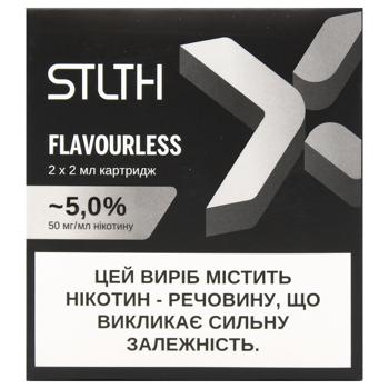 Stlth X Flavorless Cartridge for Electronic Cigarettes 5% 50ml