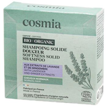 Cosmia Bio Solid Shampoo with Lavender and Ginger Extracts 85g