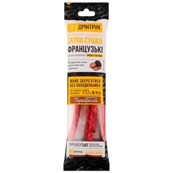 Dmytruk French Raw Smoked Truffle Flavored Sausages First Grade 80g