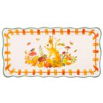 Блюдо Bona Di Заяц на поляне керамическое 40,5х20х2,5см