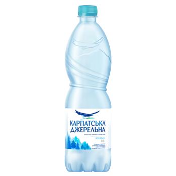 Вода мінеральна Карпатська Джерельна негазована 0,5л - купити, ціни на КОСМОС - фото 1