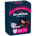 Підгузки-трусики Huggies DryNites для дівчаток нічні 8-15років 9шт