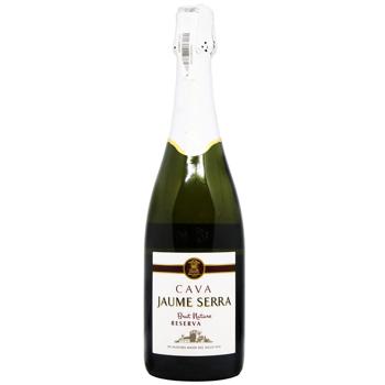 Вино игристое Jaume Serra Cava Nature Reserva брют белое сухое 11.5% 0,75л