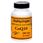 Healthy Origins CoQ10 Coenzyme Q10 200mg 30 softgels