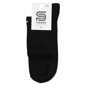 Носки Premier Socks Эконом мужские имитация резинки средние р.27 черный