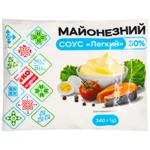 Майонезний соус Еко Маркет Легкий 30% 340г