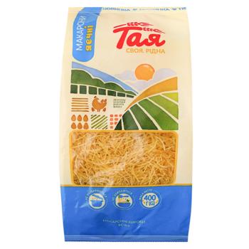 Taia Egg Web Pasta 400g - buy, prices for Epicentr FOOD - photo 1