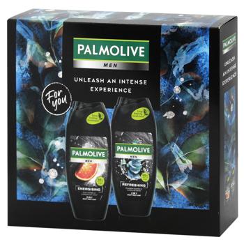 Набір подарунковий Гель для душу Palmolive Men Energising 3в1 250мл + Гель для душу Palmolive Men Refreshing 3в1 250мл - купити, ціни на Auchan - фото 1