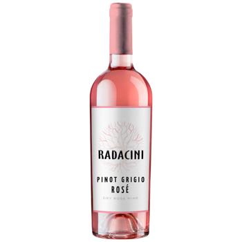 Radacini Pinot Grigio Rose Dry Wine 12.5% 0.75l - buy, prices for - photo 1