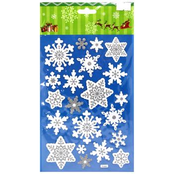 Angel Gifts Christmas Window Stickers in Assortment - buy, prices for MegaMarket - photo 3