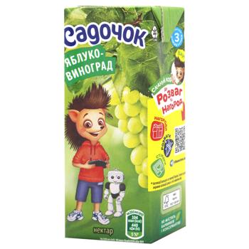 Sadochok Apple-grapes Nectar 200ml - buy, prices for EKO Market - photo 3