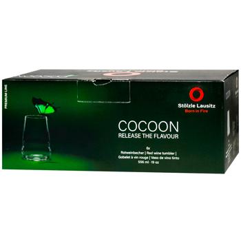 Набір склянок Stolzle Cocoon для червоного вина 6шт 555мл - купити, ціни на WINETIME - фото 3
