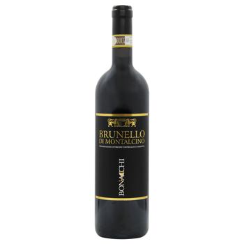 Вино Bonacchi Brunello di Montalcino сухое красное 14% 0,75л - купить, цены на МегаМаркет - фото 1