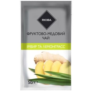 Rioba Ginger and Lemongrass Concentrate Fruit-honey Tea 50g - buy, prices for - photo 1