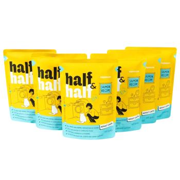 Корм влажный Half&Half с лососем для взрослых кошек 5+1шт х 100г - купить, цены на MasterZoo - фото 5