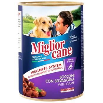 Migliorcane Wet Food with Game for Dogs of All Breeds 405g - buy, prices for MasterZoo - photo 1