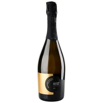 Вино игристое Grande Vallee белое брют 12,5% 0,75л
