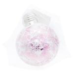 Pink Marble Christmas Ball with Backlight 8cm