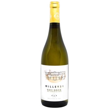 Вино Produttori Del Gavi Gavi del Comune di Gavi Mille 951 DOCG белое сухое 12,5% 0,75л