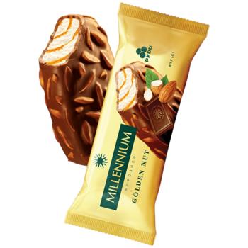 Морозиво Рудь Millennium Golden Nut ескімо 80г