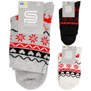 Носки Premier Socks женские классические махровые Олени р.23-25 в ассортименте - купить, цены на ЕКО Маркет - фото 1