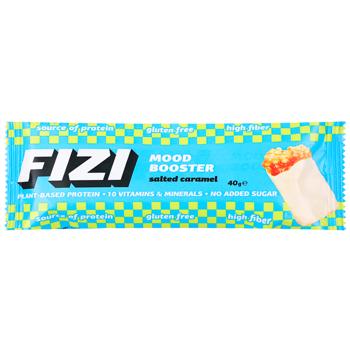 Fizi Salted Caramel Bar in White Glaze 40g