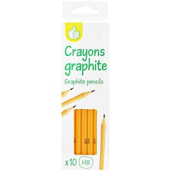 Auchan Graphite Pencils HB 10pcs - buy, prices for Auchan - photo 2
