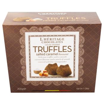 L'Heritage Chocolates Salted Caramel Chocolate Truffles Candies 200g - buy, prices for WINETIME - photo 3