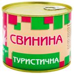 Консервы Пятачок Свинина туристическая мясная стерилизованная с пищевыми добавками 525г