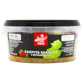 Салат Чудова Марка Капуста квашеная с клюквой 400г - купить, цены на КОСМОС - фото 2
