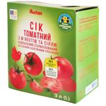 Сок Auchan томатный с мякотью и солью 3л