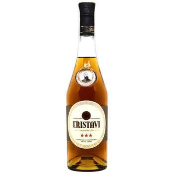 Бренди Eristavi 3 года 40% 0,5л - купить, цены на КОСМОС - фото 1