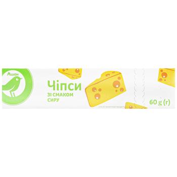Чипсы Auchan со вкусом сыра 60г - купить, цены на Auchan - фото 2