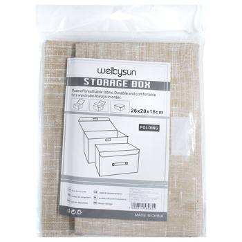 Ящик д/зберіган Nottyea з криш 26*20*16см 34856-5И855 - купити, ціни на КОСМОС - фото 1