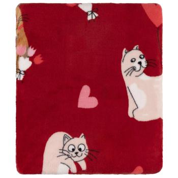 Ardesto Flannel Cats with Hearts Plaid 160*200cm - buy, prices for Za Raz - photo 2
