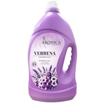 Засіб для прання рідкий Aromica Verbena de Provence для білих та кольорових речей 4л