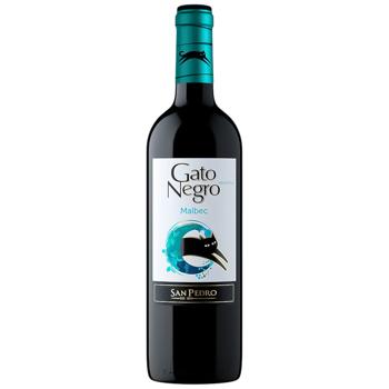 Gato Negro Malbec Red Dry Wine 13% 0.75l - buy, prices for AlcoHub - photo 1