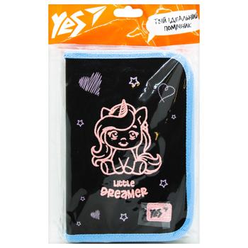Yes Cute Unicorn Hard Single Pencil Case with Two Flaps - buy, prices for METRO - photo 3